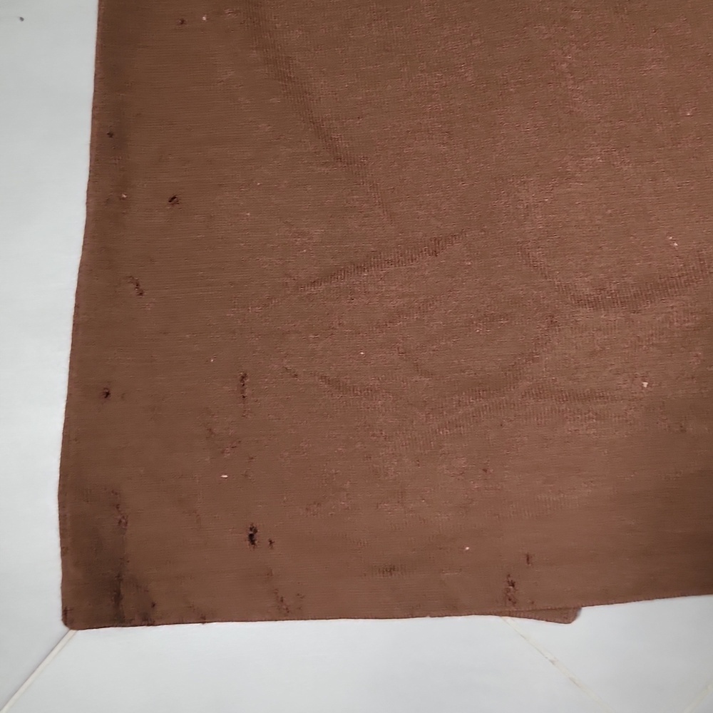St. John Vintage Chocolate Brown Button-Front Midi Dress - Picture 9 of 10